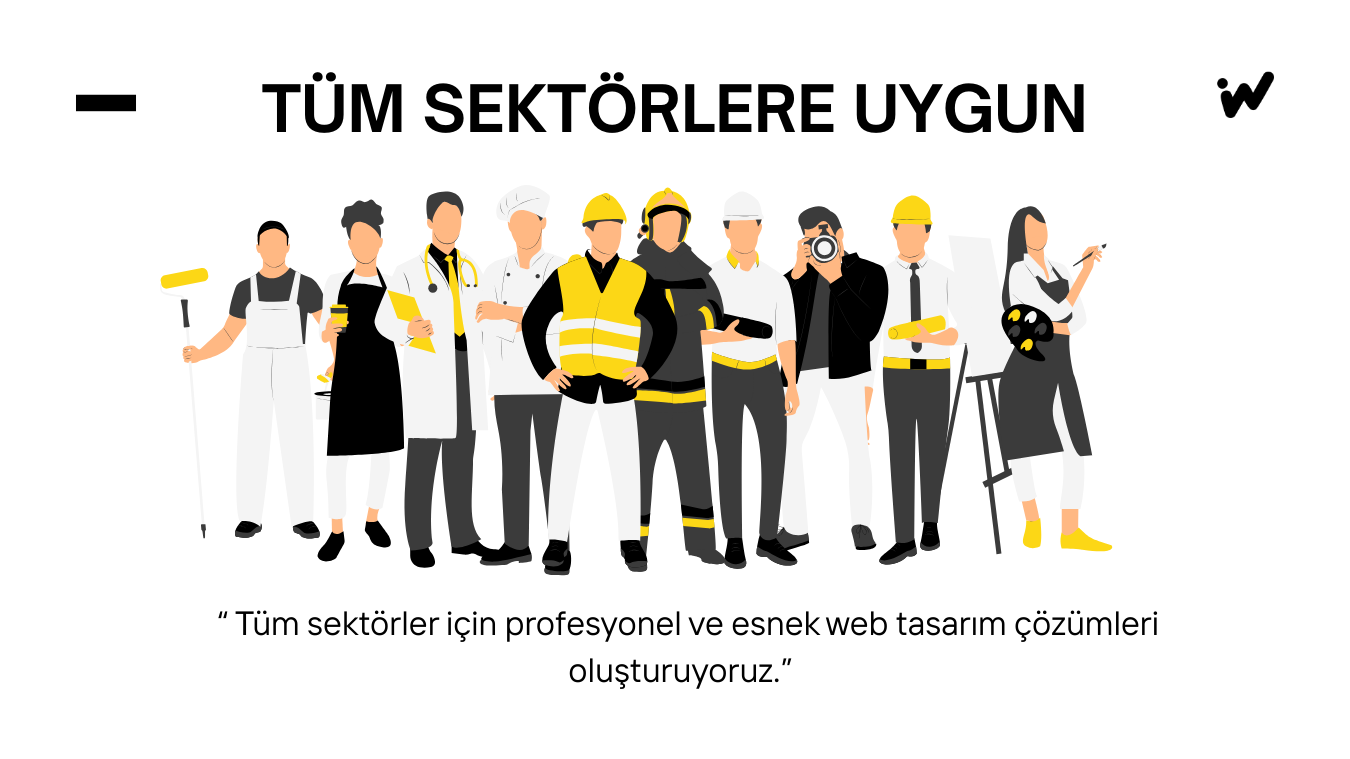 Tüm Sektörlere Webtasarım Hizmeti
