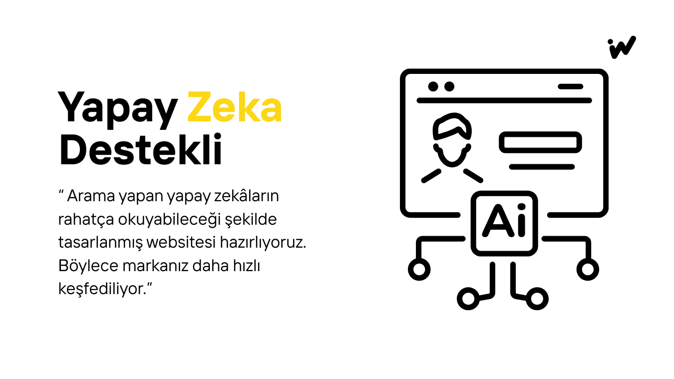 Yapay zeka destekli web sitesi tasarım hizmetleri